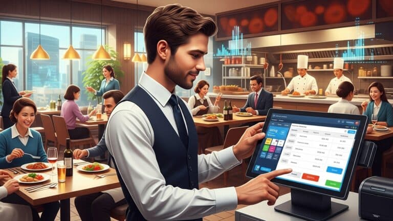 Zilicius restaurant billing software dashboard mockup