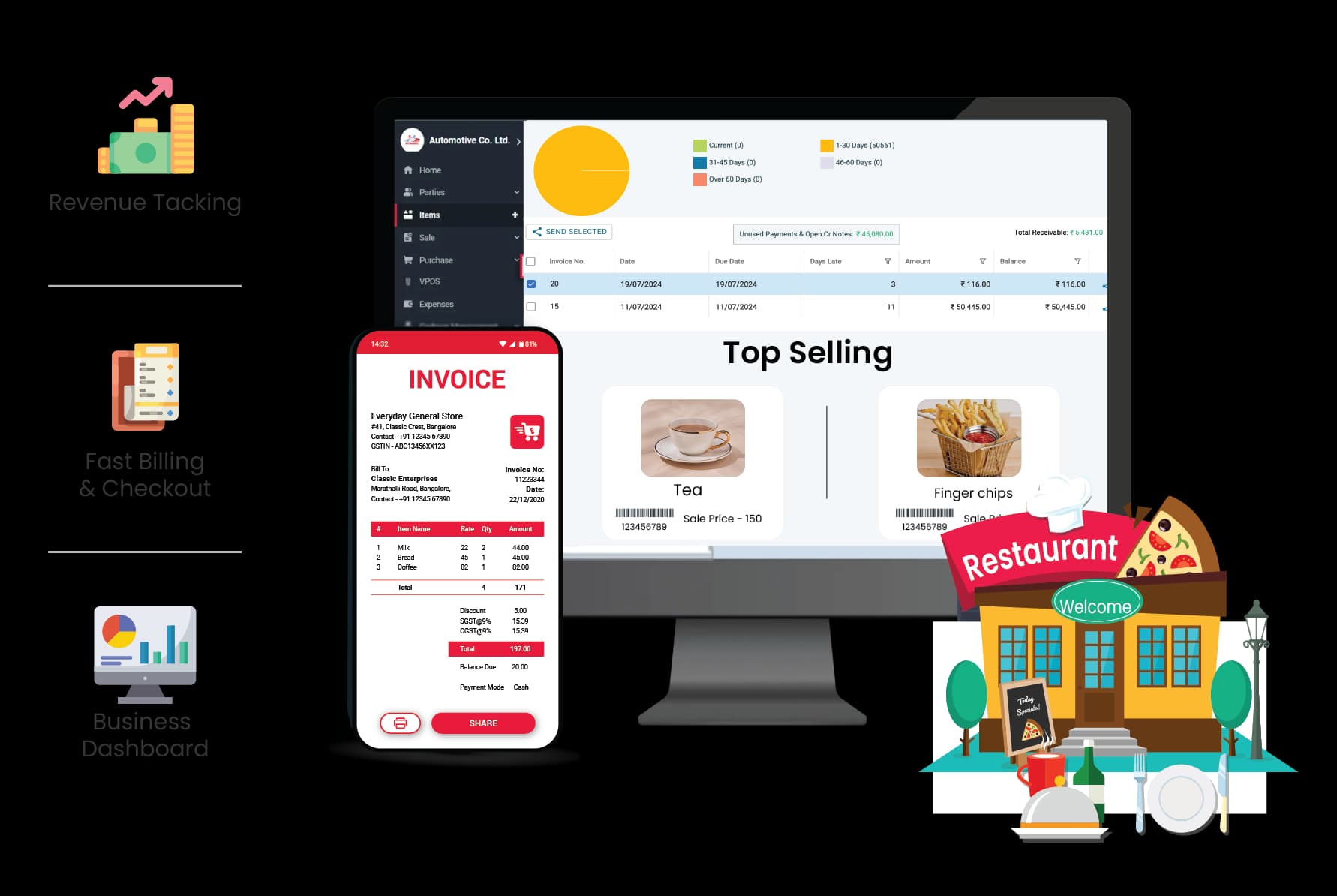 Streamline restaurant billing and payment processing with fast, accurate, and automated transactions.