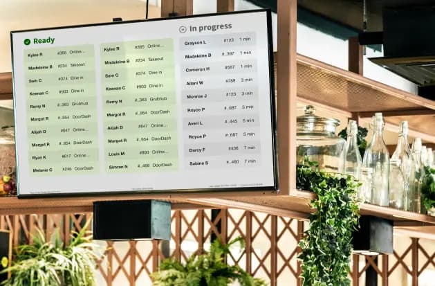 Track restaurant orders in real time with the Zilicius Live Order Status Display System, integrated with POS and KDS.