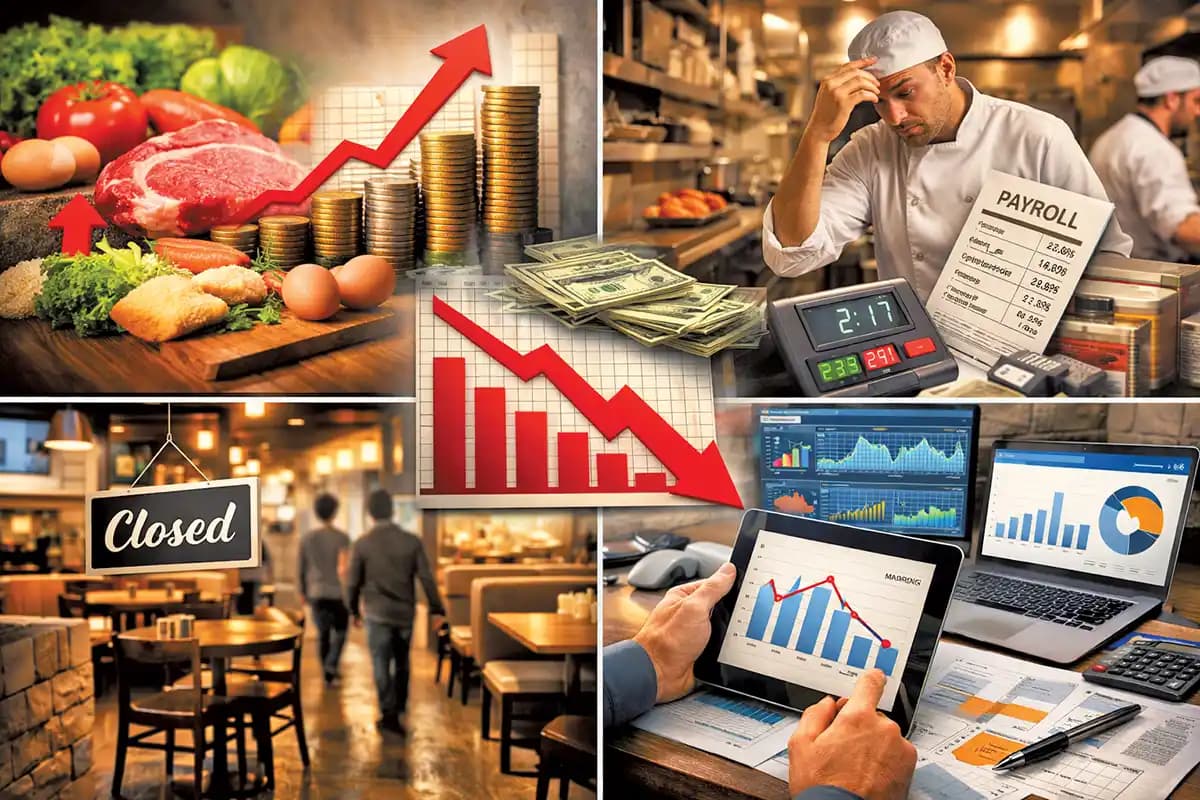 Zilicius restaurant Finance Management System dashboard mockup
