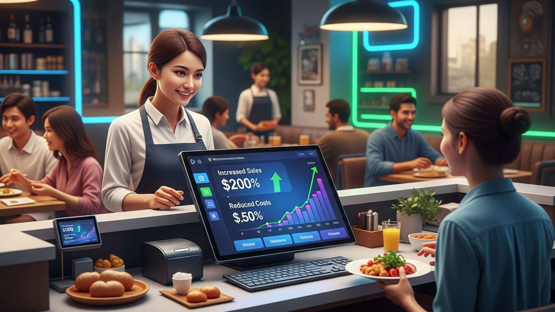 Zilicius restaurant management software dashboard showing inventory control, POS billing, analytics and business reporting