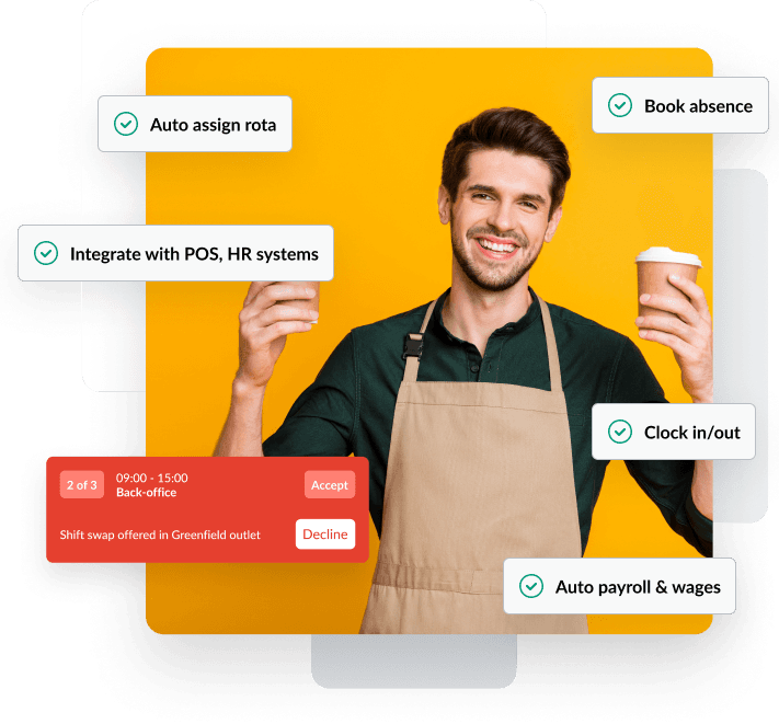 Staff Attendance Management Software for tracking employee attendance, work hours, shifts, and workforce productivity through a centralized platform.