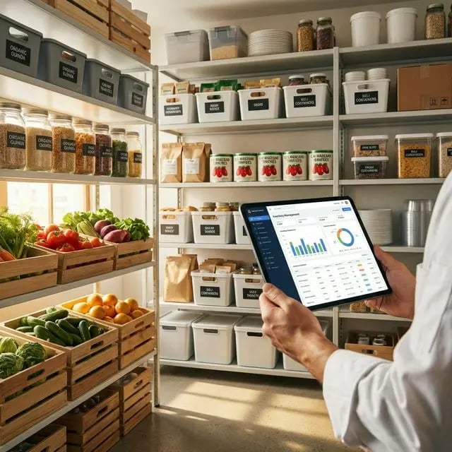 Zilicius Inventory Management System providing real-time stock tracking, ingredient monitoring, purchase management, low-stock alerts, and inventory analytics for efficient restaurant operations.