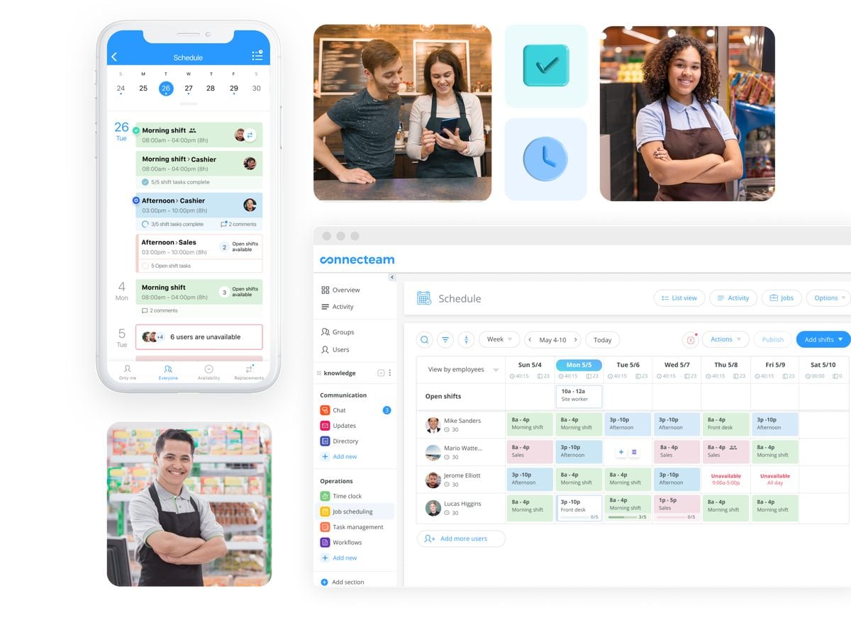 Staff Attendance Management System Dashboard