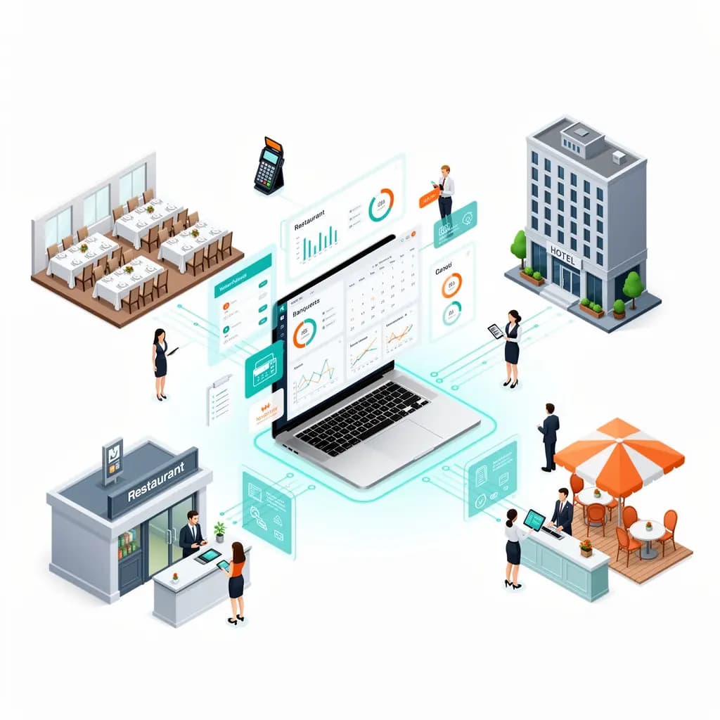 Event management software dashboard showing a complete overview of upcoming events, including schedules, attendee registrations, ticket sales, venue details, and real-time analytics for efficient planning and execution.