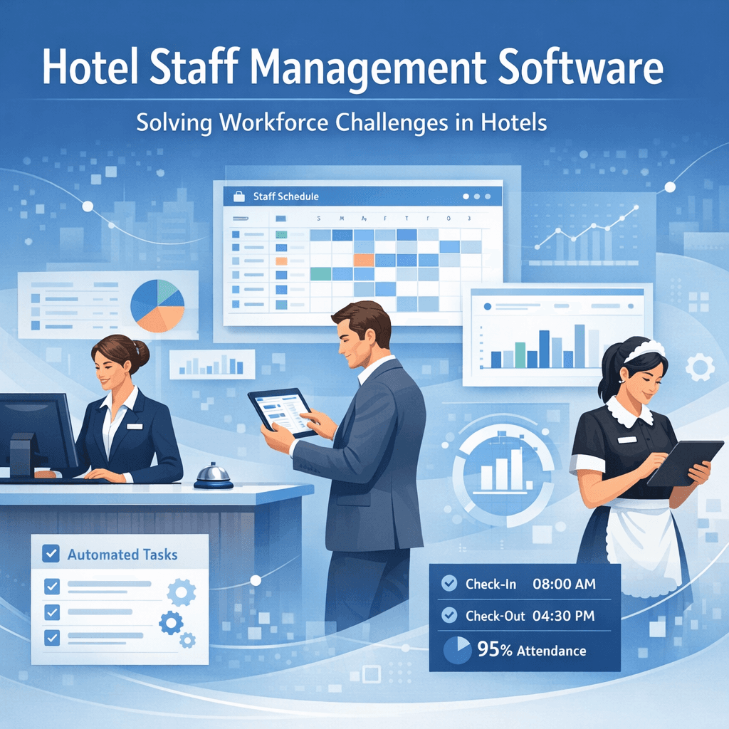 Hotel Staff Management Software: How Technology is Solving Workforce Challenges in Hotels employee scheduling system