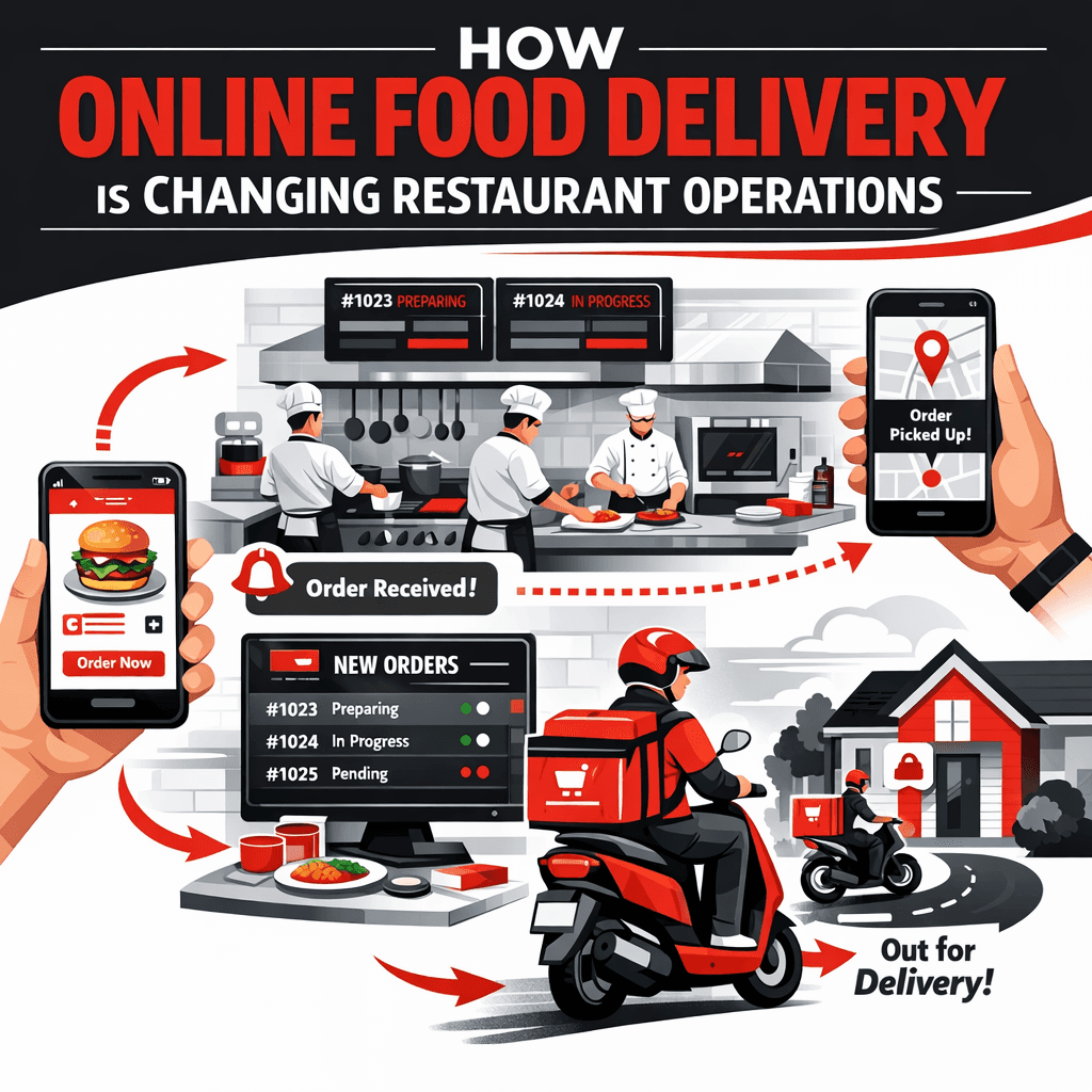 How Online Food Delivery is Changing Restaurant Operations