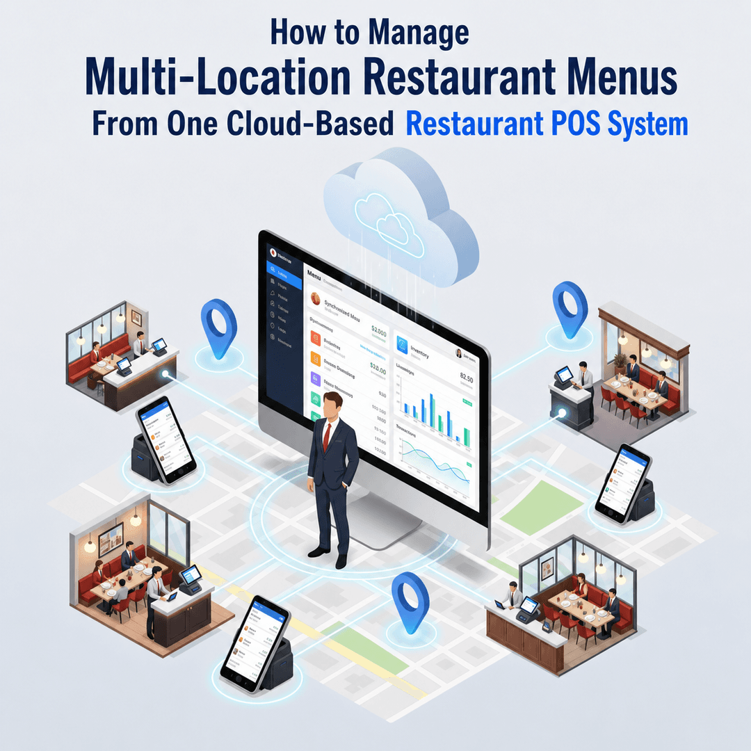 How to Manage Multi-Location Restaurant Menus From One Cloud-Based Restaurant POS System