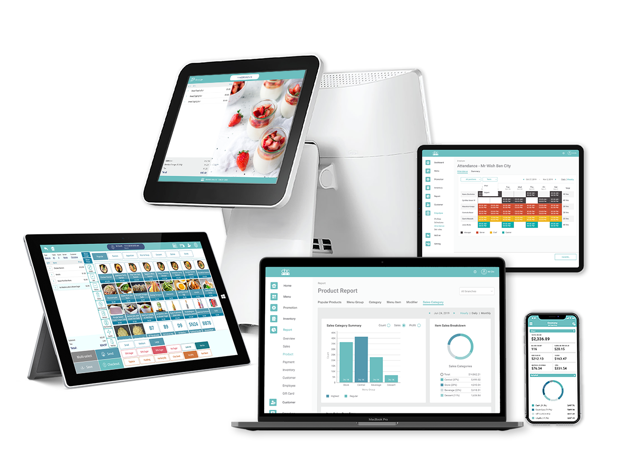 Restaurant POS dashboard showing real-time analytics, billing and business performance insights
