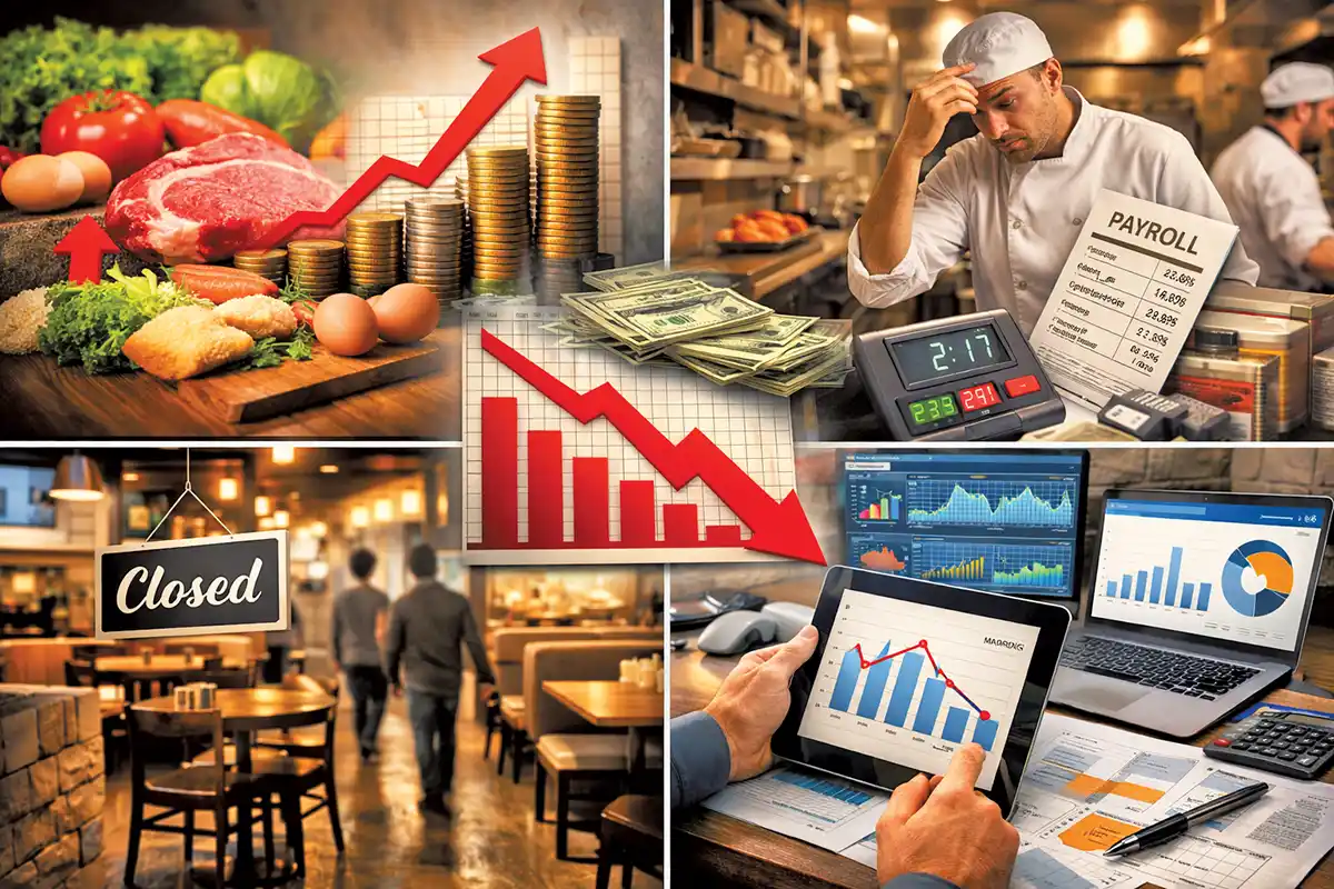 Zilicius restaurant Finance Management System dashboard mockup